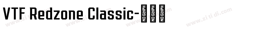 VTF Redzone Classic字体转换